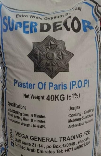 Sac Ciment Plâtre SUPER DECOR de 40kg